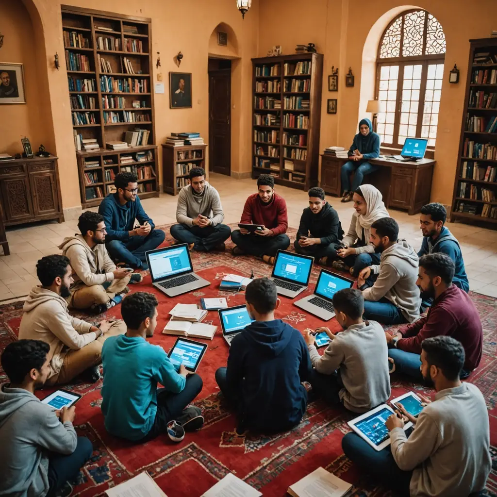 جيل جديد يصنع مستقبله بالعلم والتقنية.